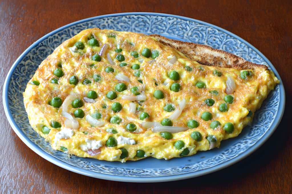 Tortilla de guisantes
