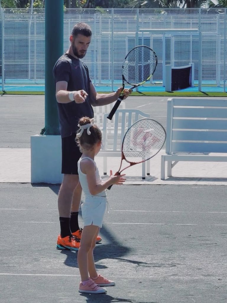 Edurne y David de Gea, vacaciones en familia