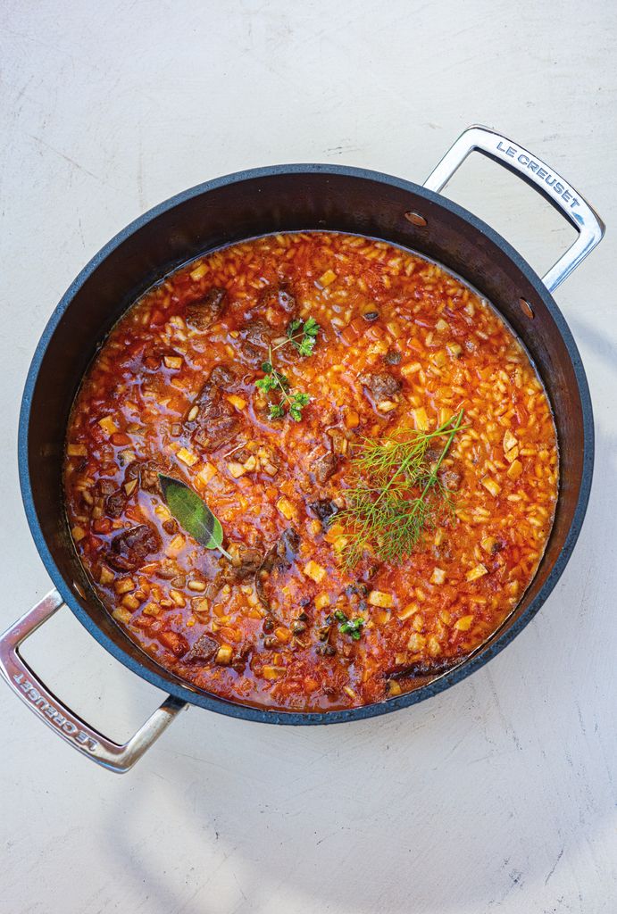Arroz de carrilleras 