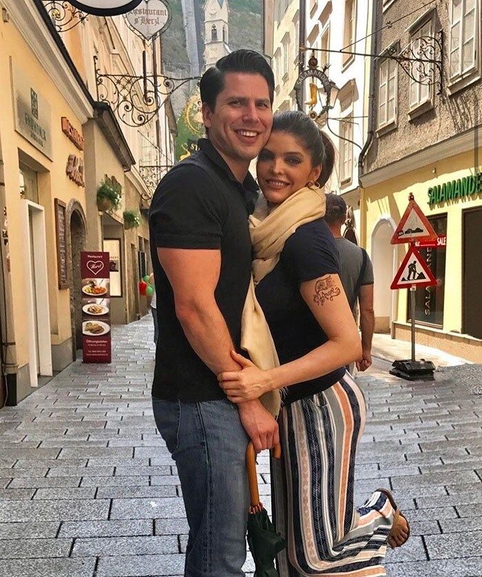 Ana Bárbara y su novio Ángel Muñoz