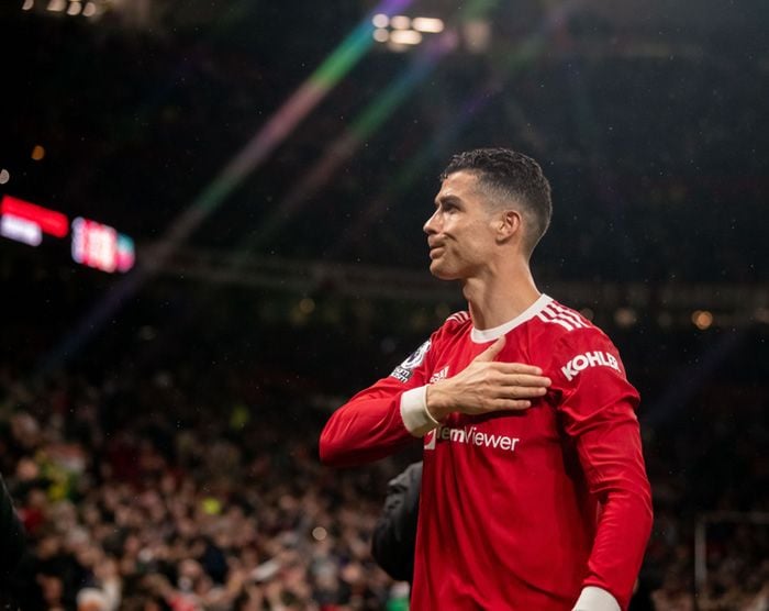 Cristiano Ronaldo da las gracias