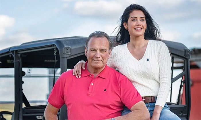 Bertín Osborne junto a María Gabriella Guillén