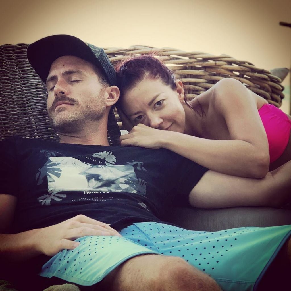 Fernanda Castillo y Erik Hayser