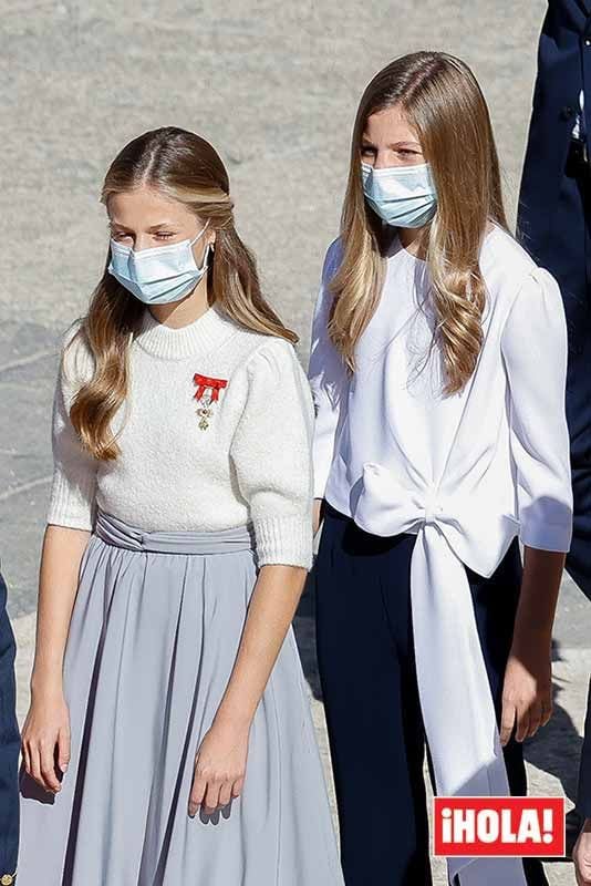 La princesa Leonor y la infanta Sofía