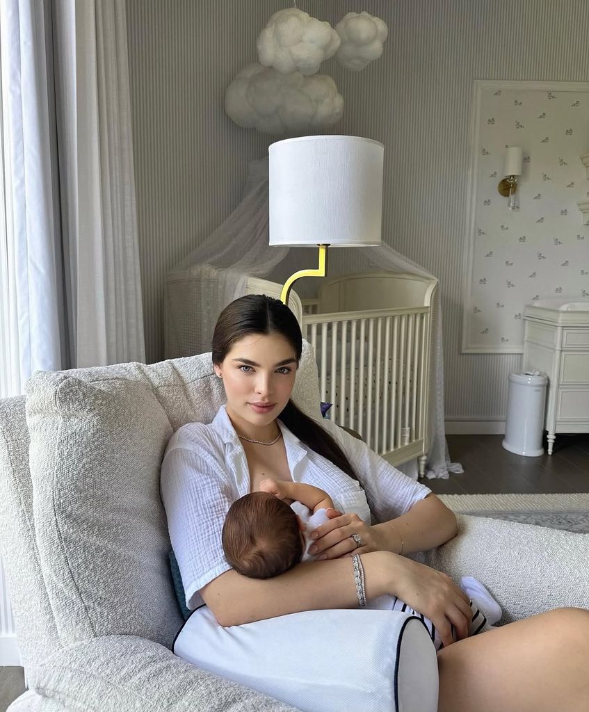 Nadia Ferreira y su hijo, Marquitos