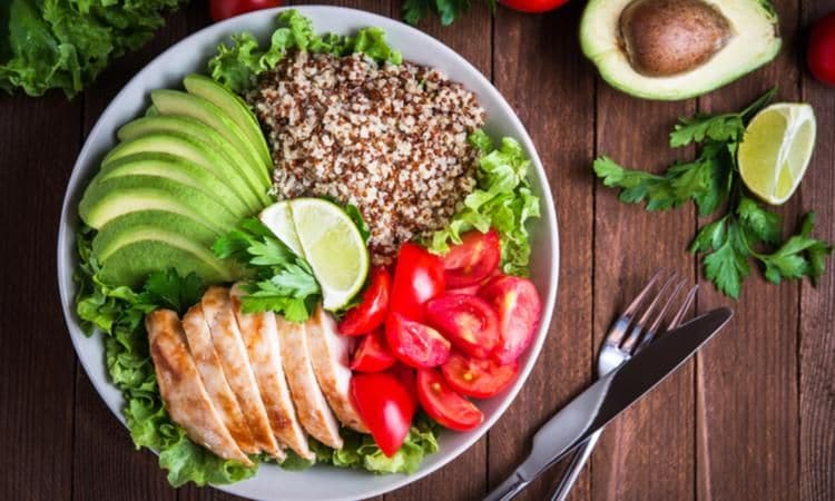 porciones para una vida saludable