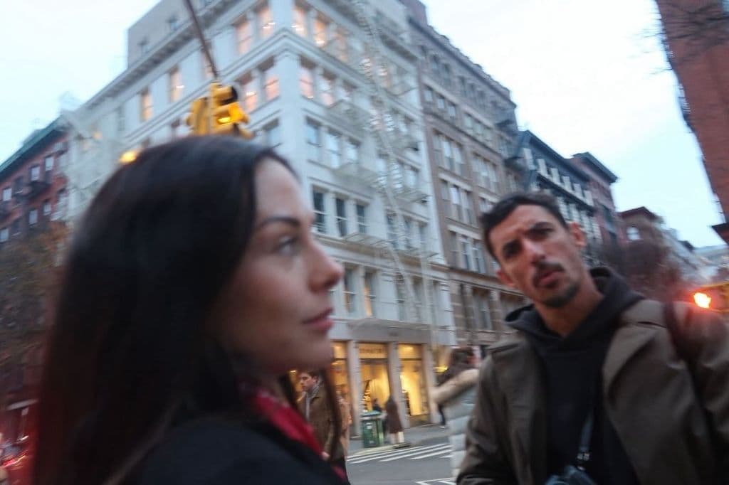 La pareja acudió a Broadway.