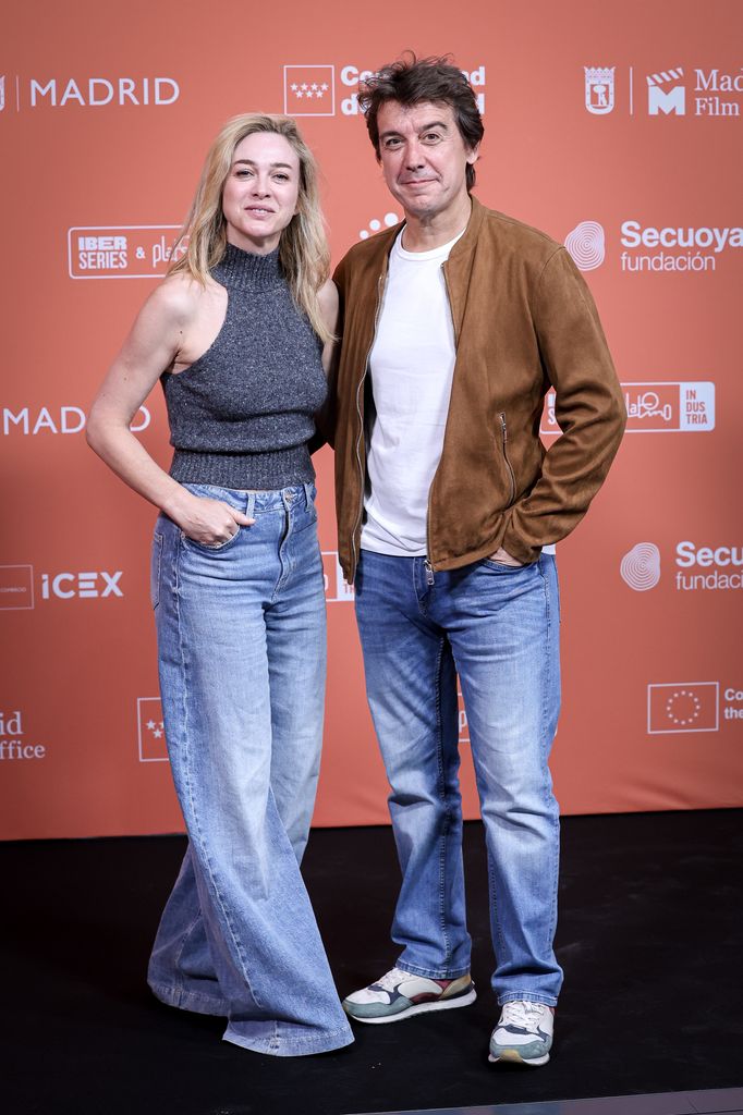 La actriz y Javier Veiga, en un evento el pasado septiembre