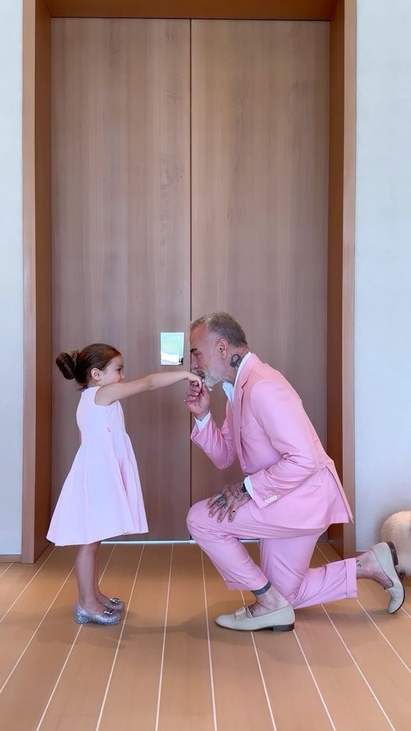 Para Gianluca Vacchi, su hija Blu es su principal motor en la vida.
