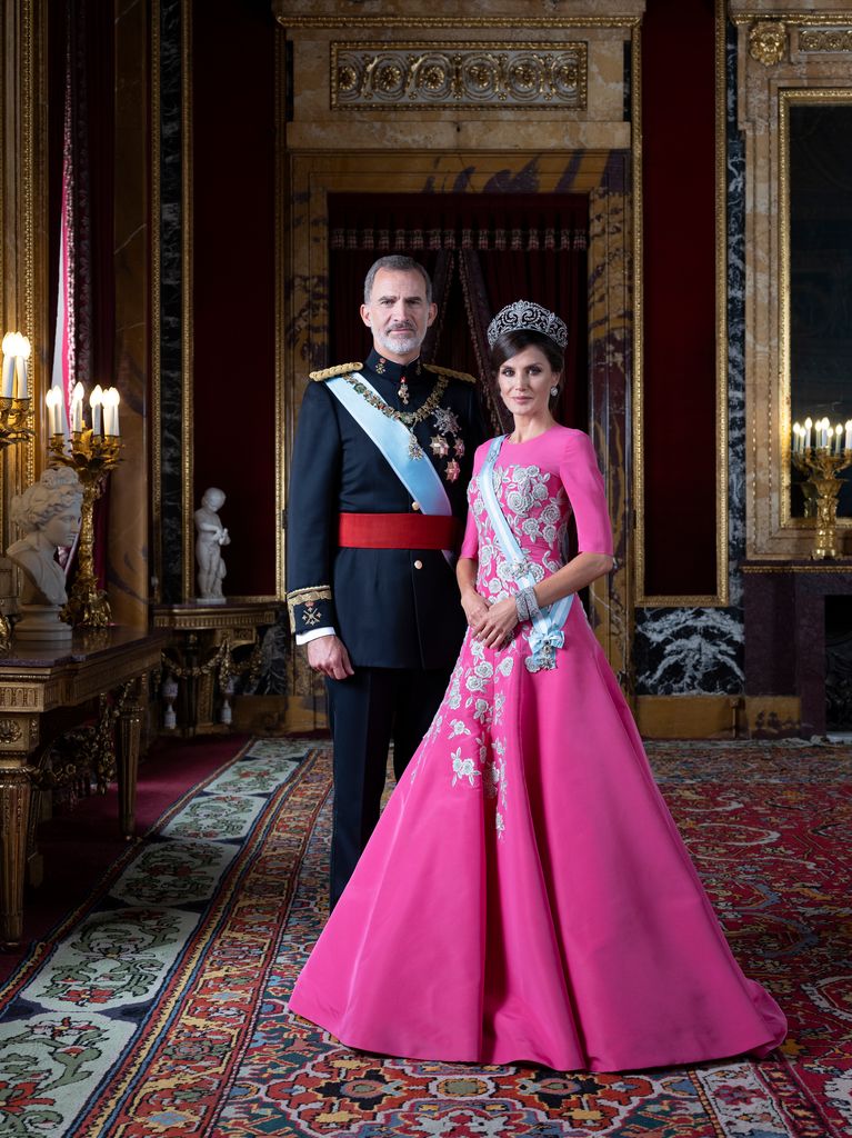 Los reyes Felipe y Letizia en una foto oficial 