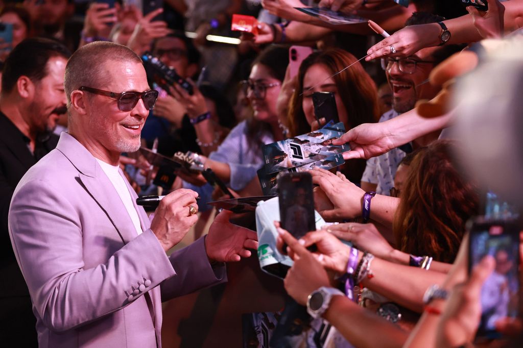 Brad Pitt estrena su nueva película "F1: The Movie" en el Sofitel Reforma de México el 9 de junio de 2025