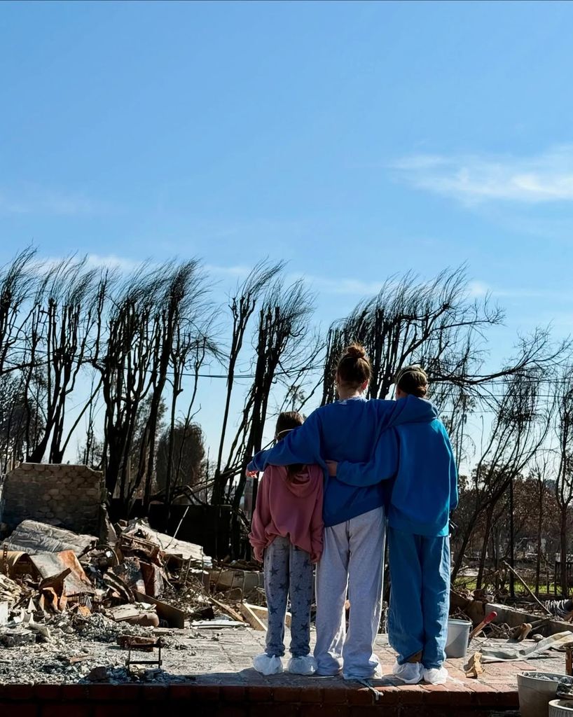 La familia perdió su casa en los incendios de Pacific Palisades de 2025 y Chad compartió entonces la fortaleza con la que sus hijas afrontaron aquel duro momento