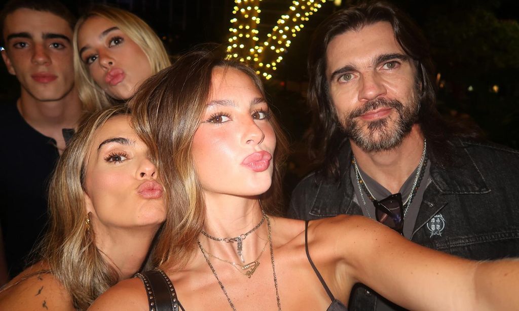 Juanes y su familia