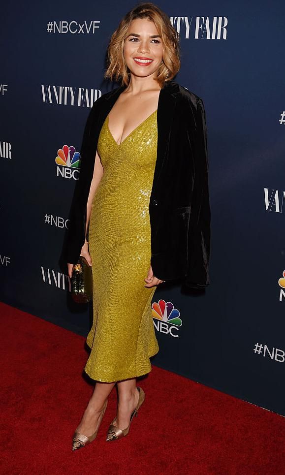 america ferrera look verde