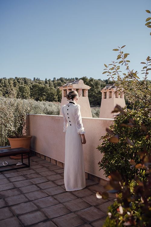 Look de novia victoriano