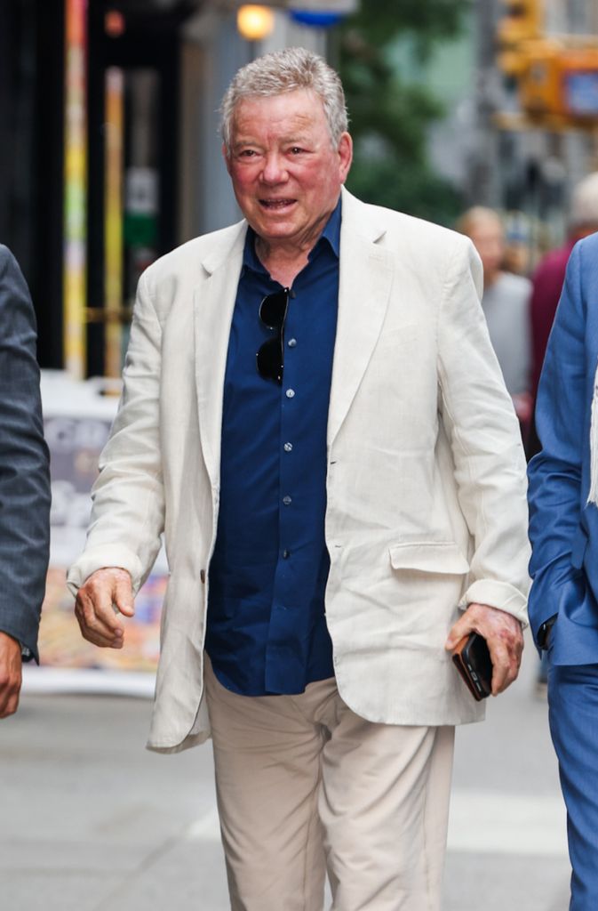 William Shatner, en las calles de Nueva York, tras superar el cáncer