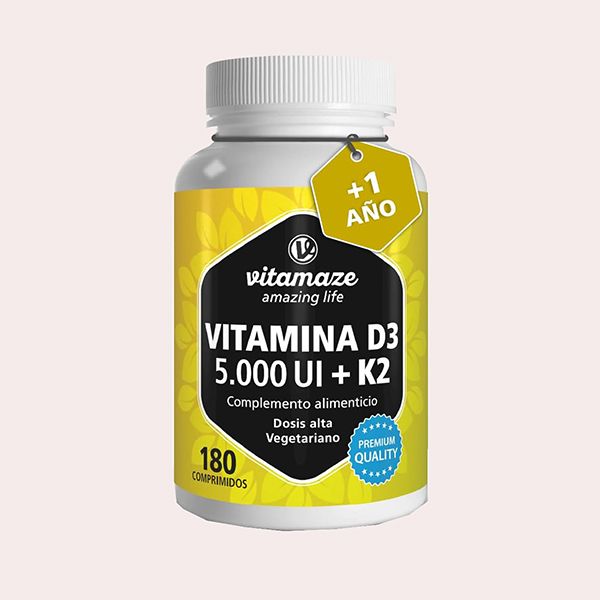 Vitamina D3 y K2 Alta Dosis Vitamaze