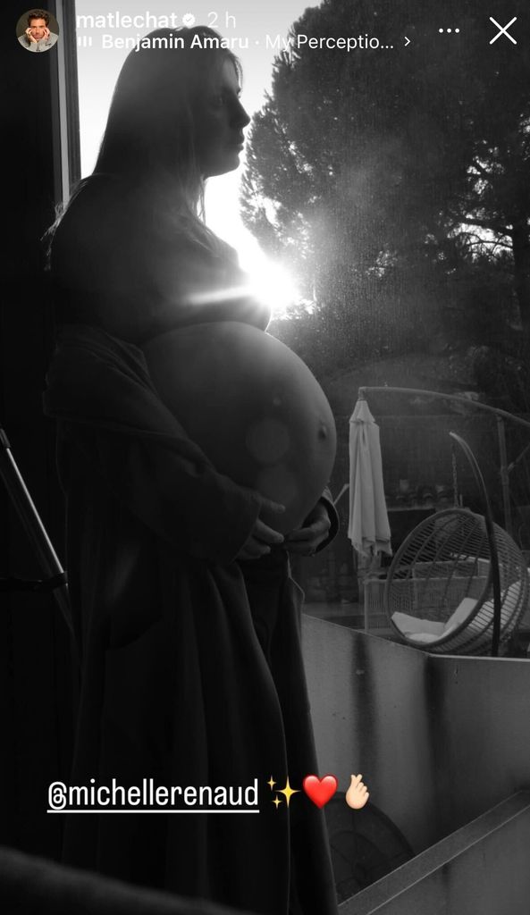 La pareja está emocionada por recibir a su segundo hijo en común. 