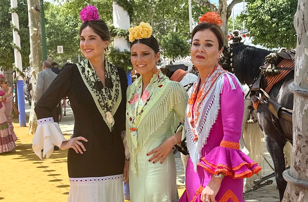 Lourdes Montes ,Cayetana Rivera during Feria de Abril in Sevilla 06 may 2025 *** Local Caption *** ******EXCLUSIVE**********