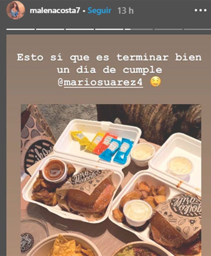 hamburguesas malena costa y mario instagram