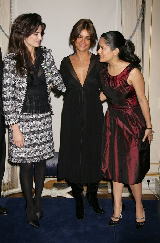 Penélope Cruz, Mónica Cruz y Salma Hayek