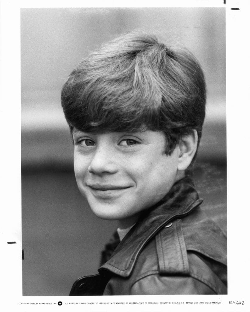 Sean Astin en el papel de Mikey en una escena de 'Los Goonies', 1985