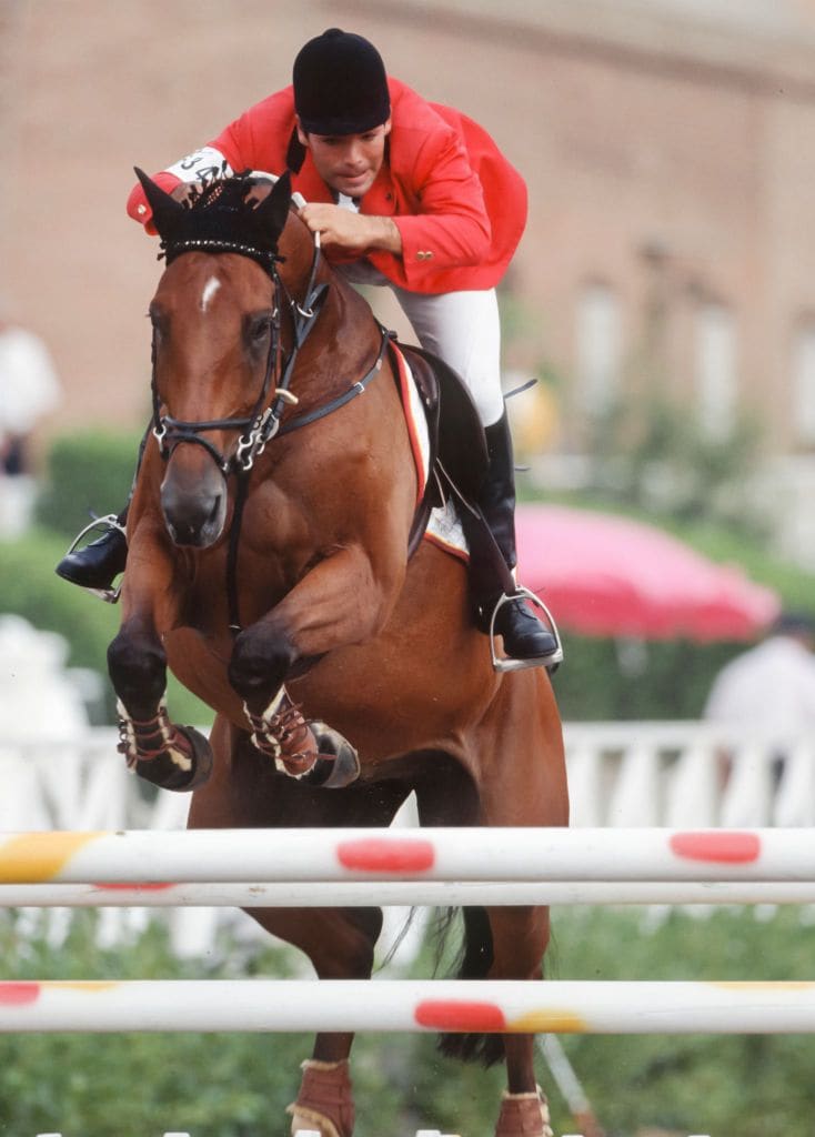 Enrique Sarasola durante su participación en los Juegos Olímpicos de 1992