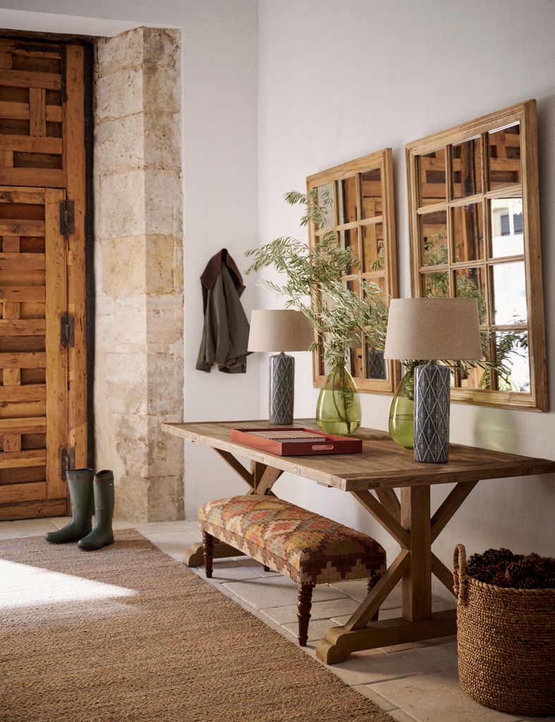 Recibidor con alfombra de PET