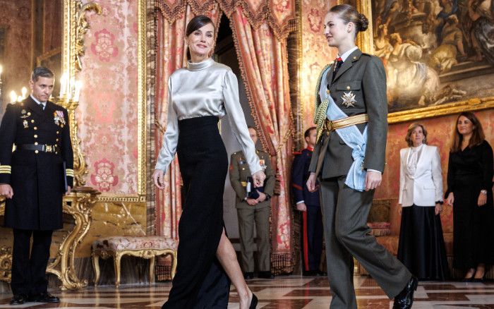 Doña Letizia y la princesa Leonor 