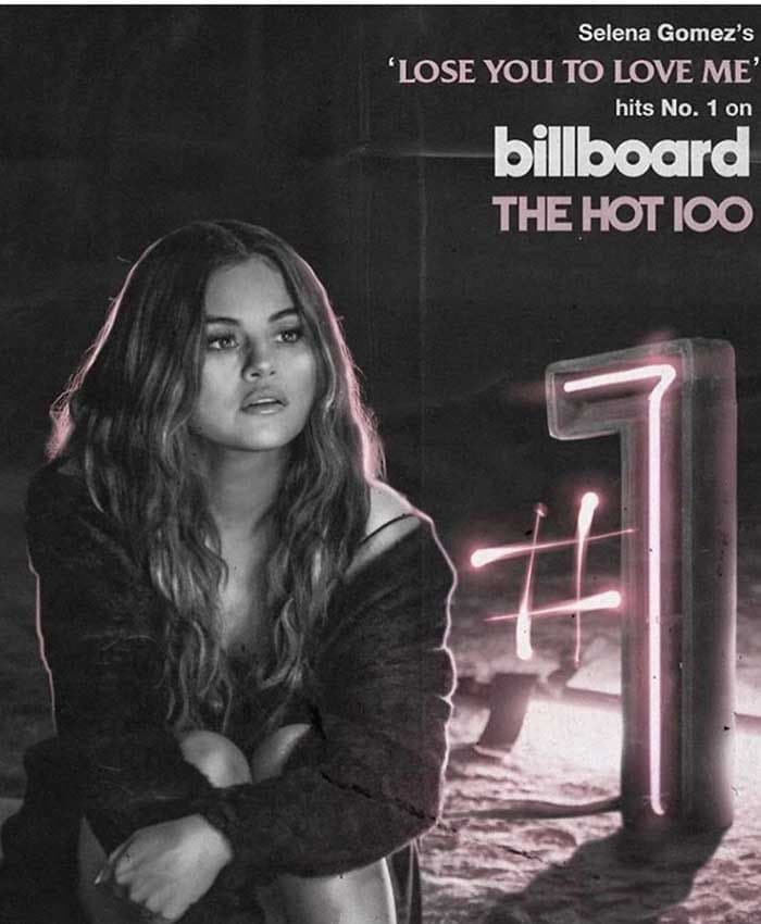 Selena Gomez anuncia número uno en Instagram
