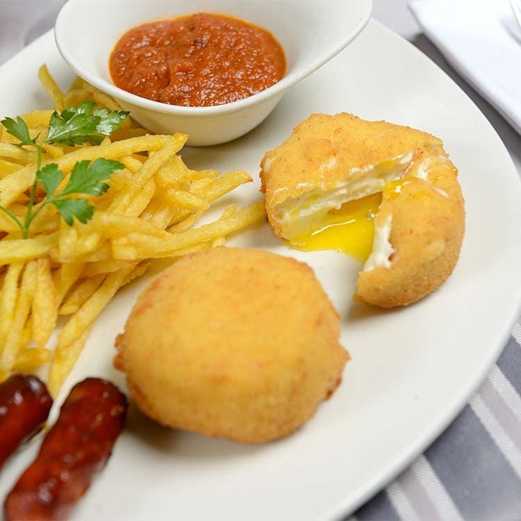 Huevos encapotados de Cabaña Marconi