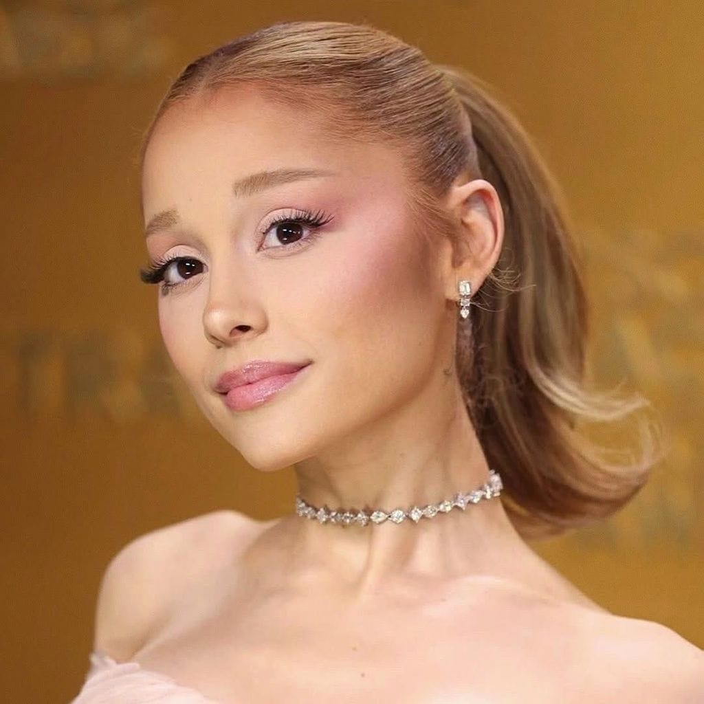 maquillaje frio de ariana grande