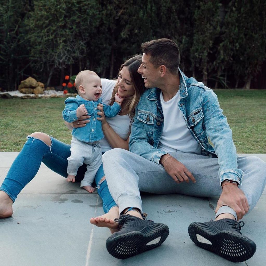 Javier \'Chicharito\' Hernández y su familia