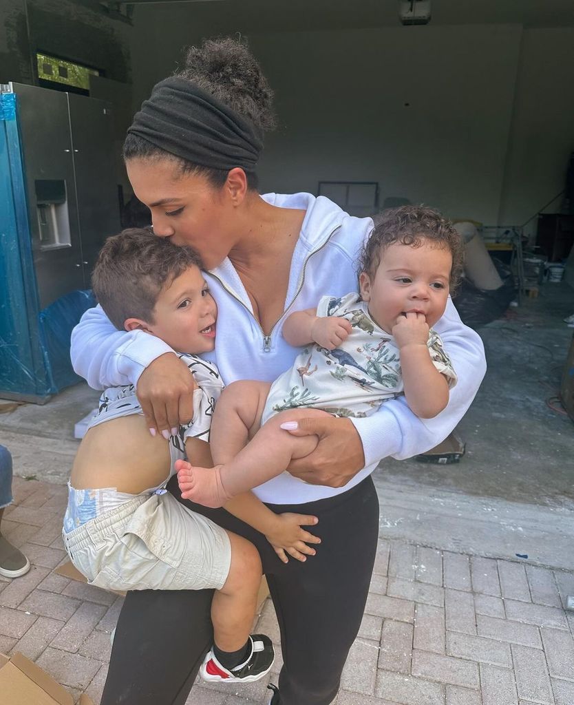 Francisca y sus hijos