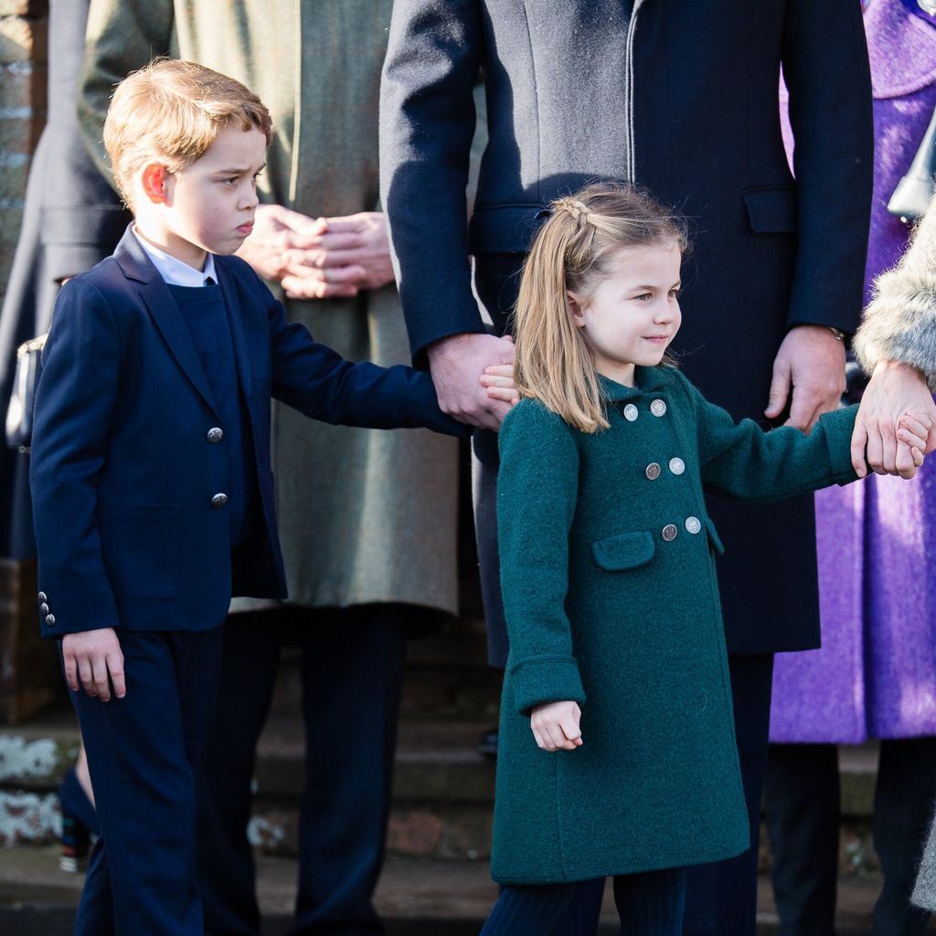Prince George and Princess Charlotte were spotted shopping with their mom on April 19