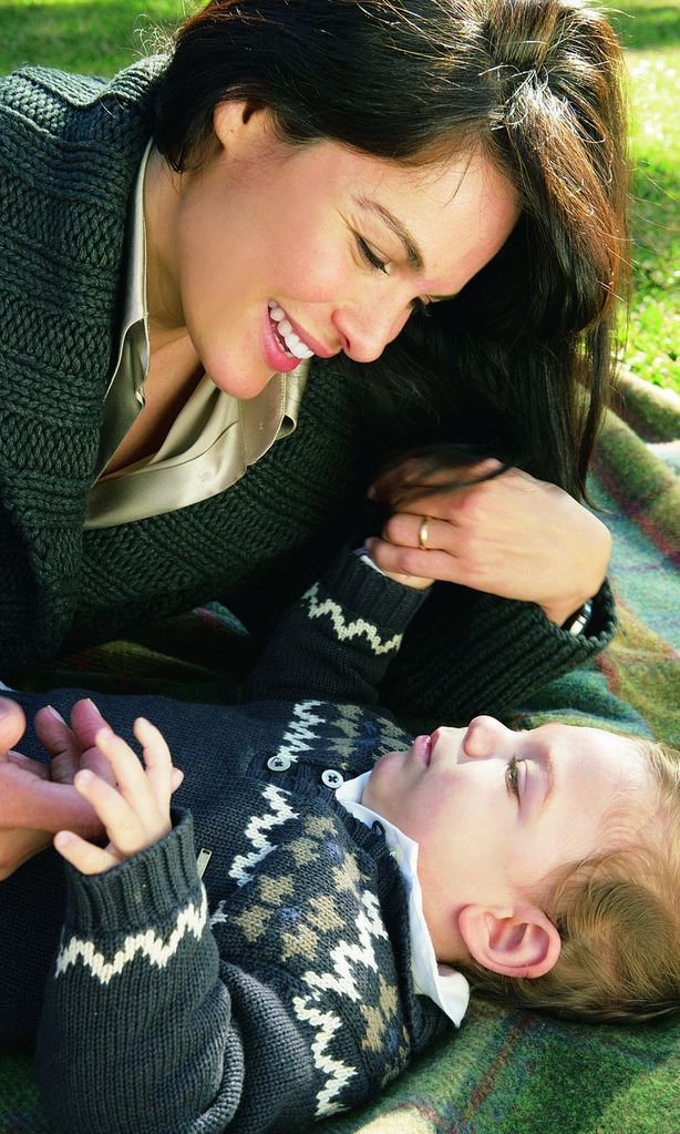 Fabiola Martínez, con su hijo Kike, en 2007