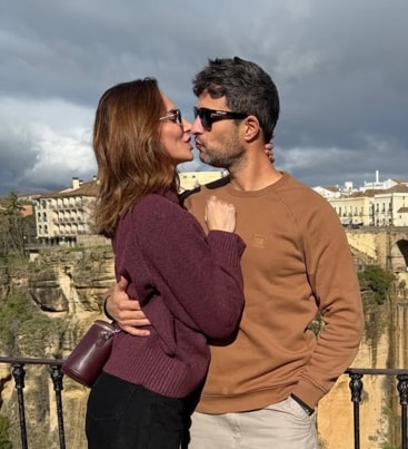 La escapada de Irene Rosales con su pareja