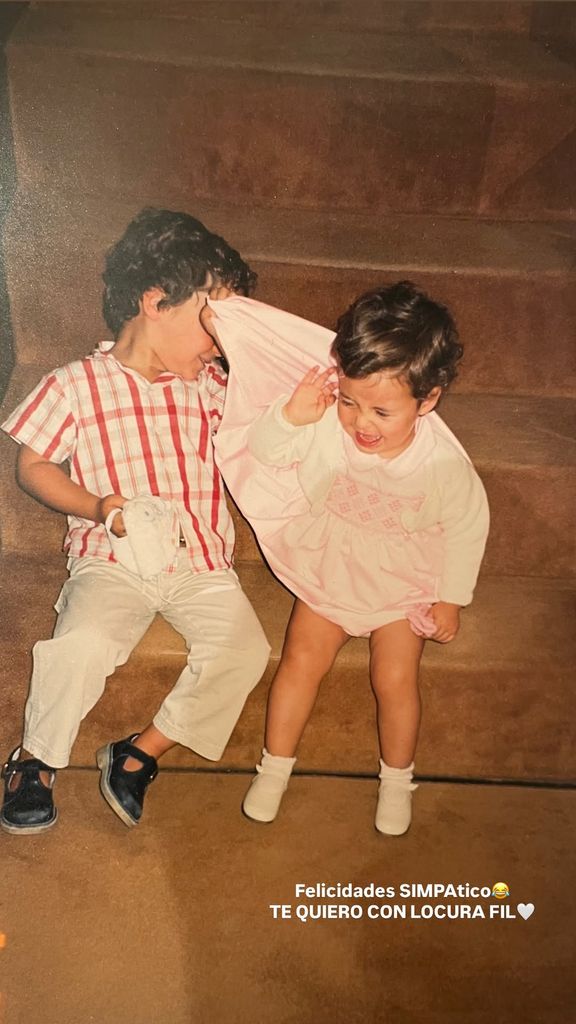 La imagen que ha compartido Victoria Federica para felicitar a su hermano por su 28º cumpleaños