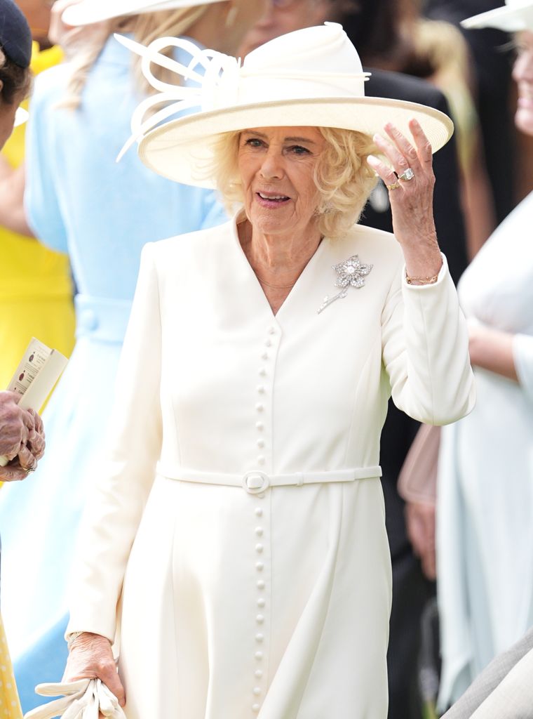 La Reina Camilla en Royal Ascot