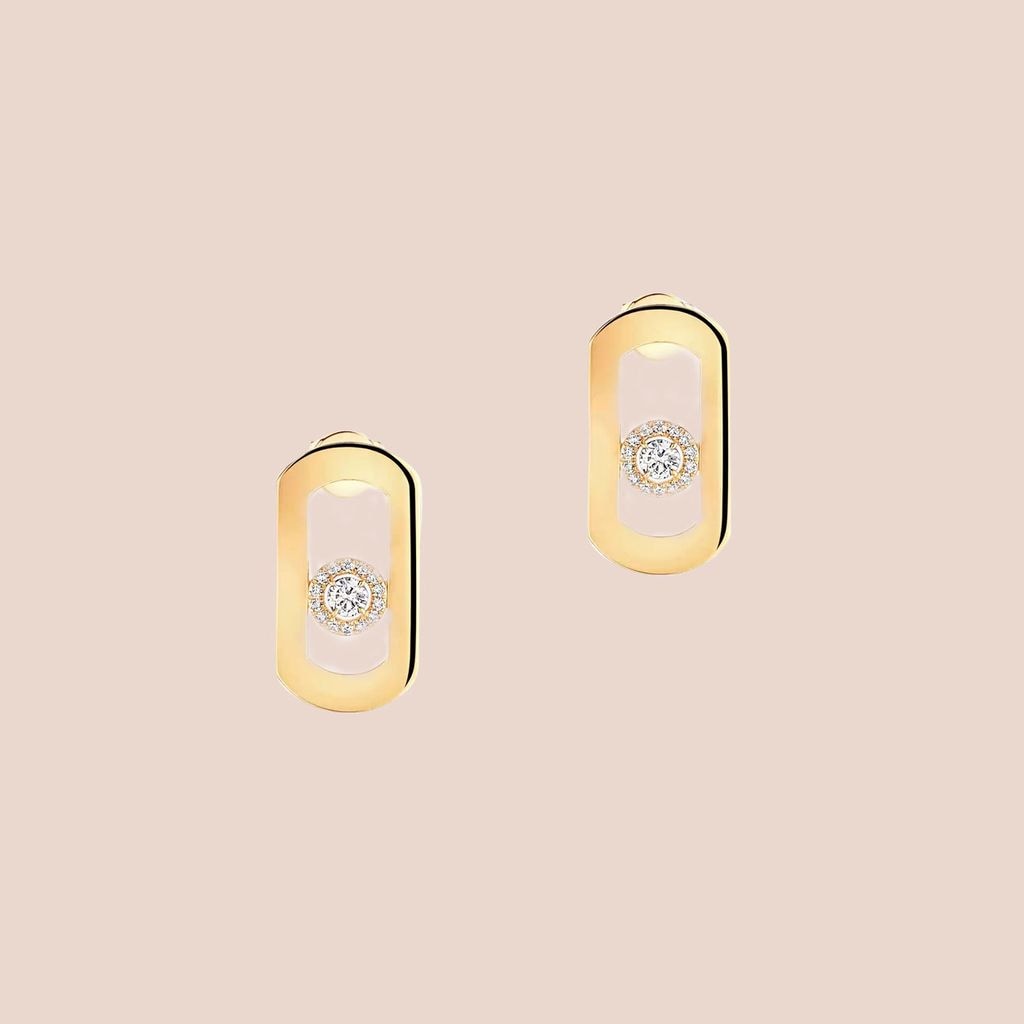 Pendientes de oro y diamantes de Messika 