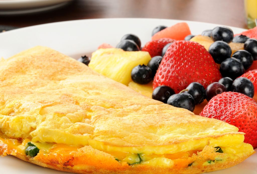 El plato fuerte del desayuno papal es una tortilla francesa con calabacín.