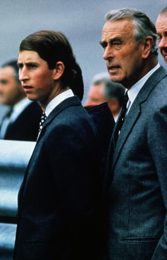 Príncipe Carlos y Lord Mountbatten