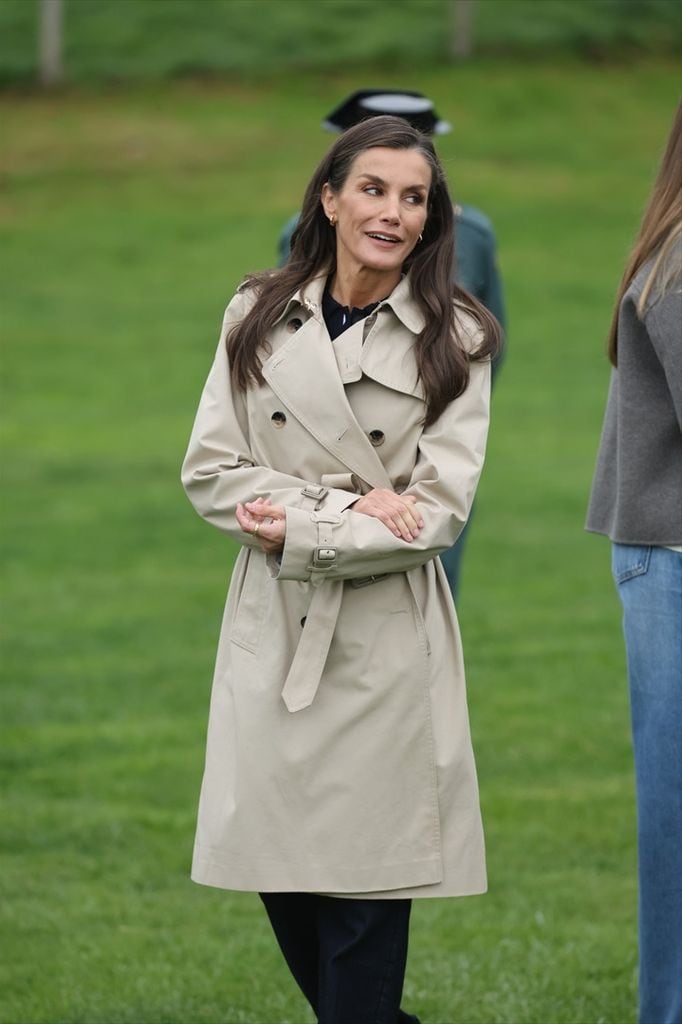 La reina Letizia durante el acto de entrega del premio al Pueblo Ejemplar 2025