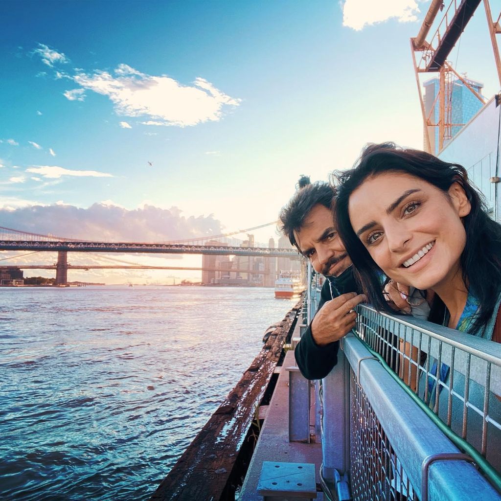 Aislinn y Eugenio Derbez
