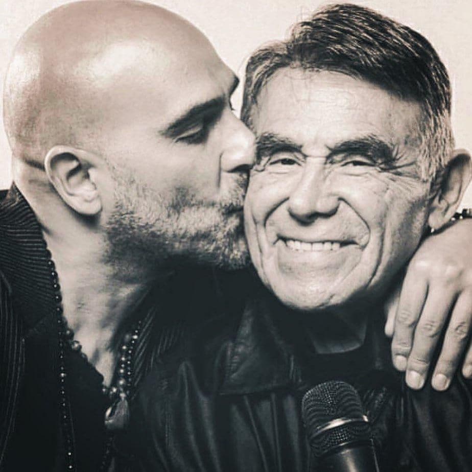 Héctor Suárez y su hijo
