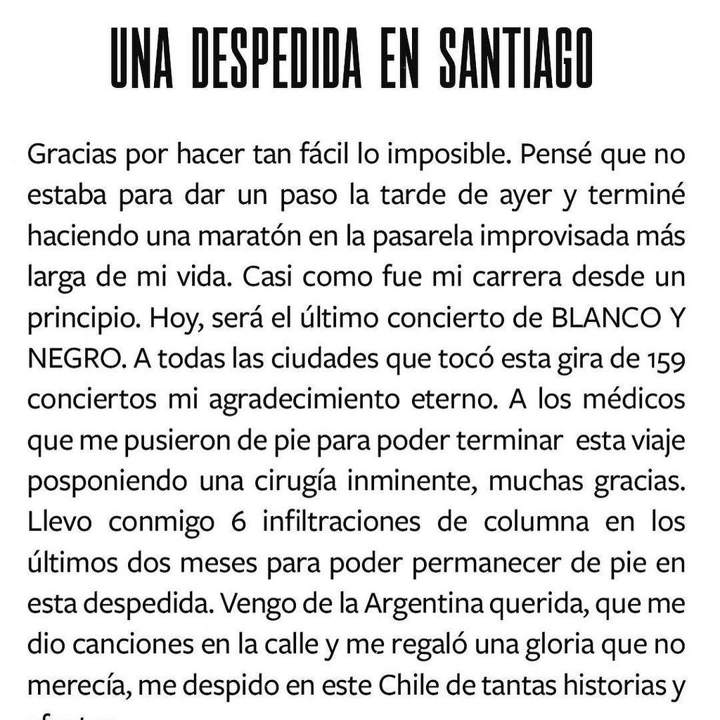Ricardo Arjona mensaje