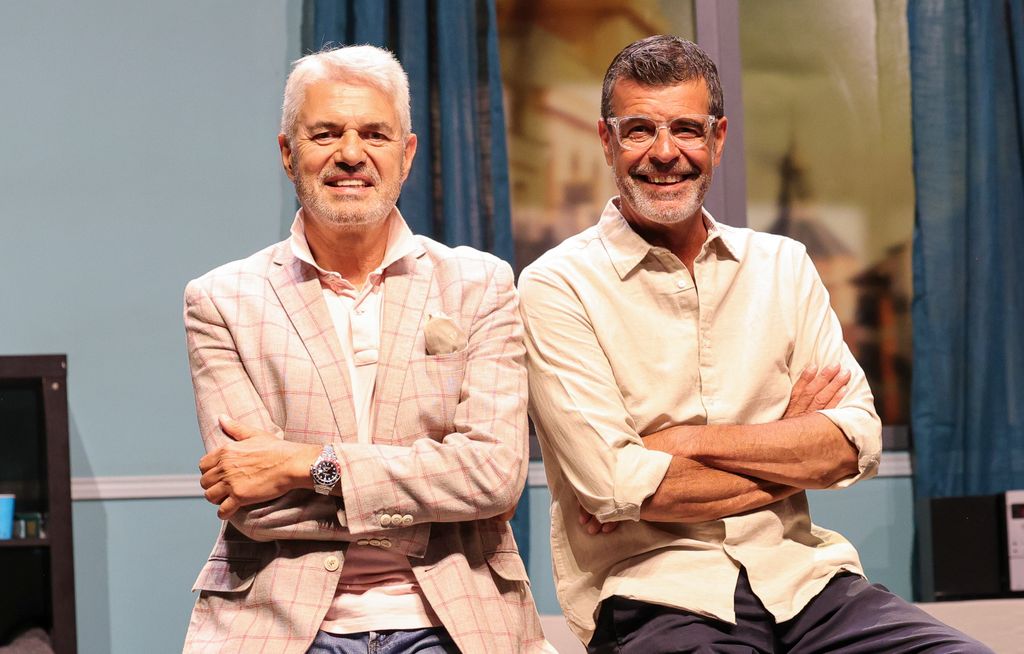 Andoni Ferreño y Agustín Bravo sobre el escenario