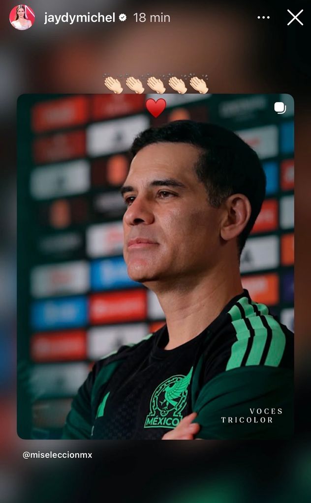 Pese a todo, la modelo sigue con su apoyo incondicional a su esposo, quien ha tenido una mala racha con el 'Tricolor'.