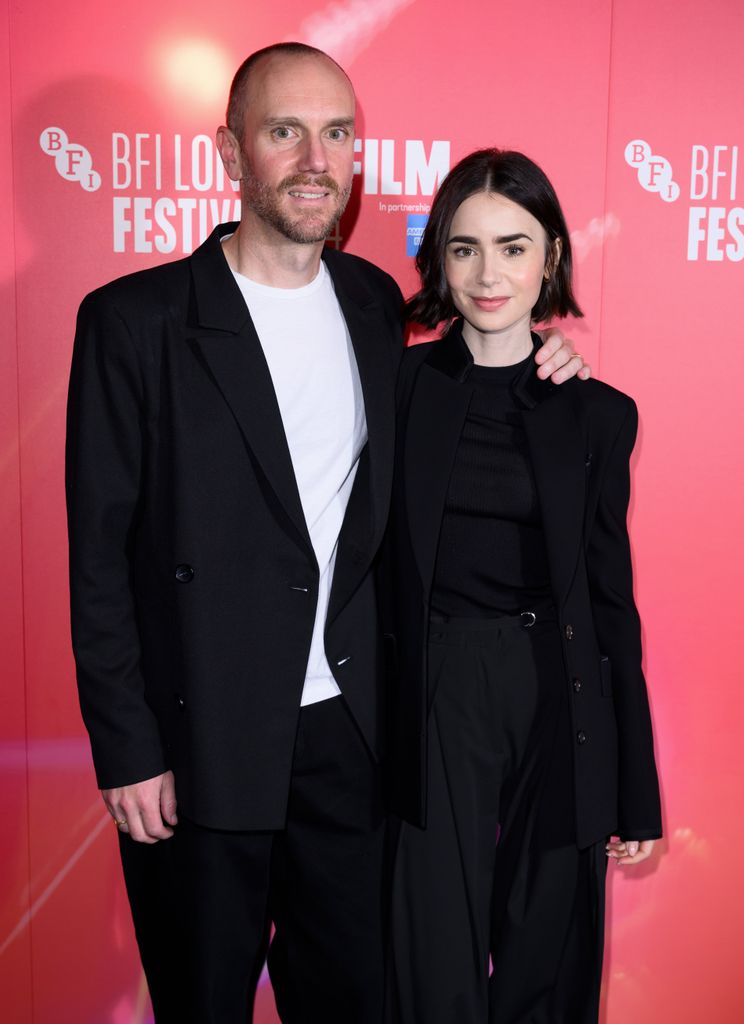 Lily Collins y Charlie McDowell 