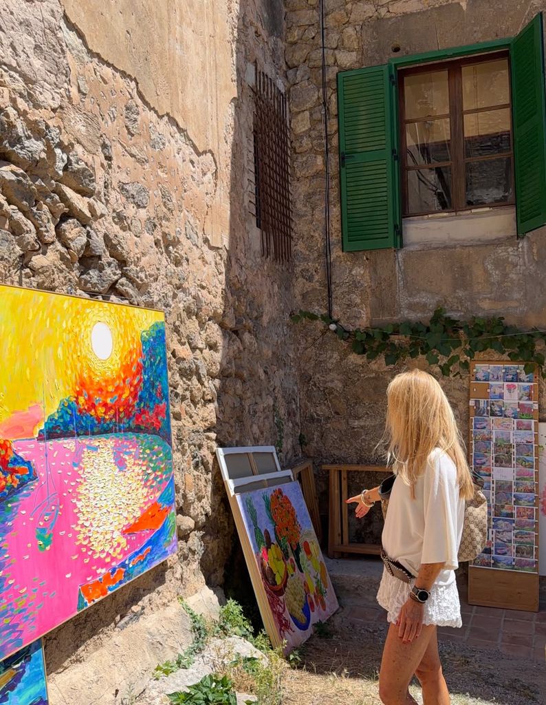 Amelia Bono en una escapada a Palma de Mallorca, 2026.